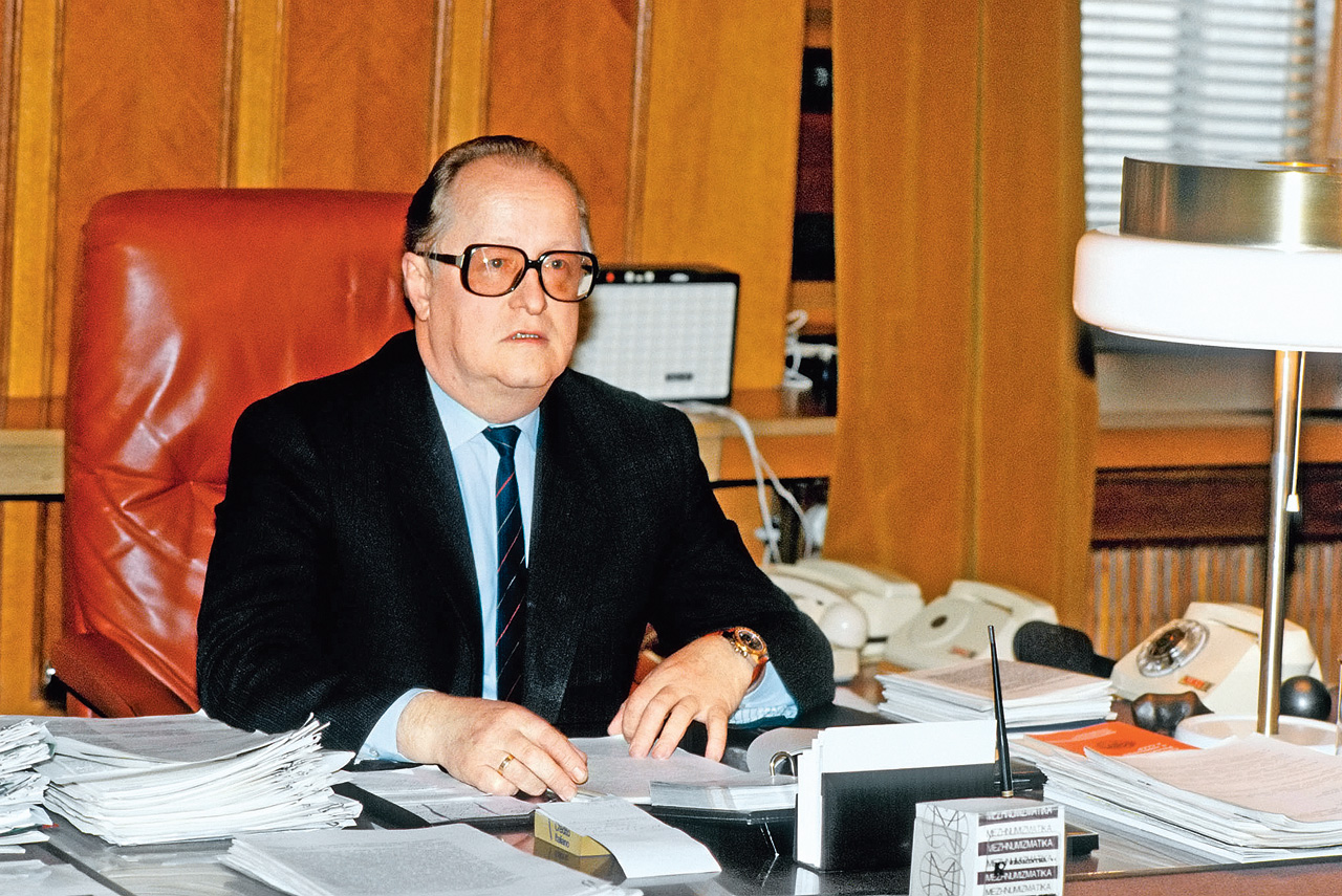 Виктор Геращенко в должности главы Госбанка СССР, 1991 год