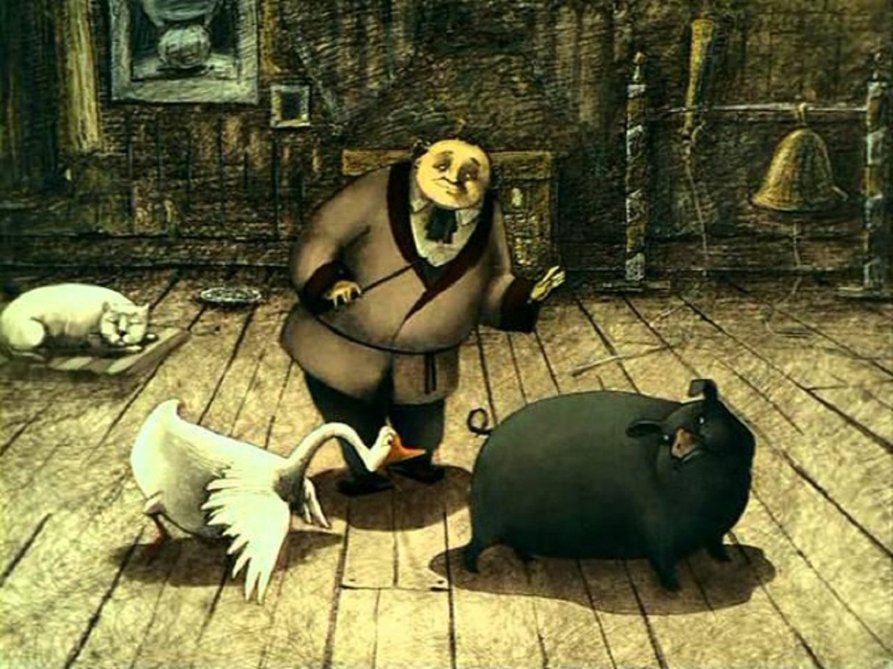 Каштанка мультфильм 2004