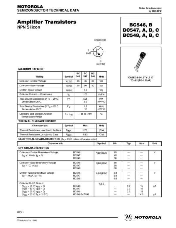 C546b Transistor Ebook
