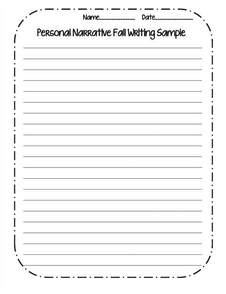 Help me write a narrative paper