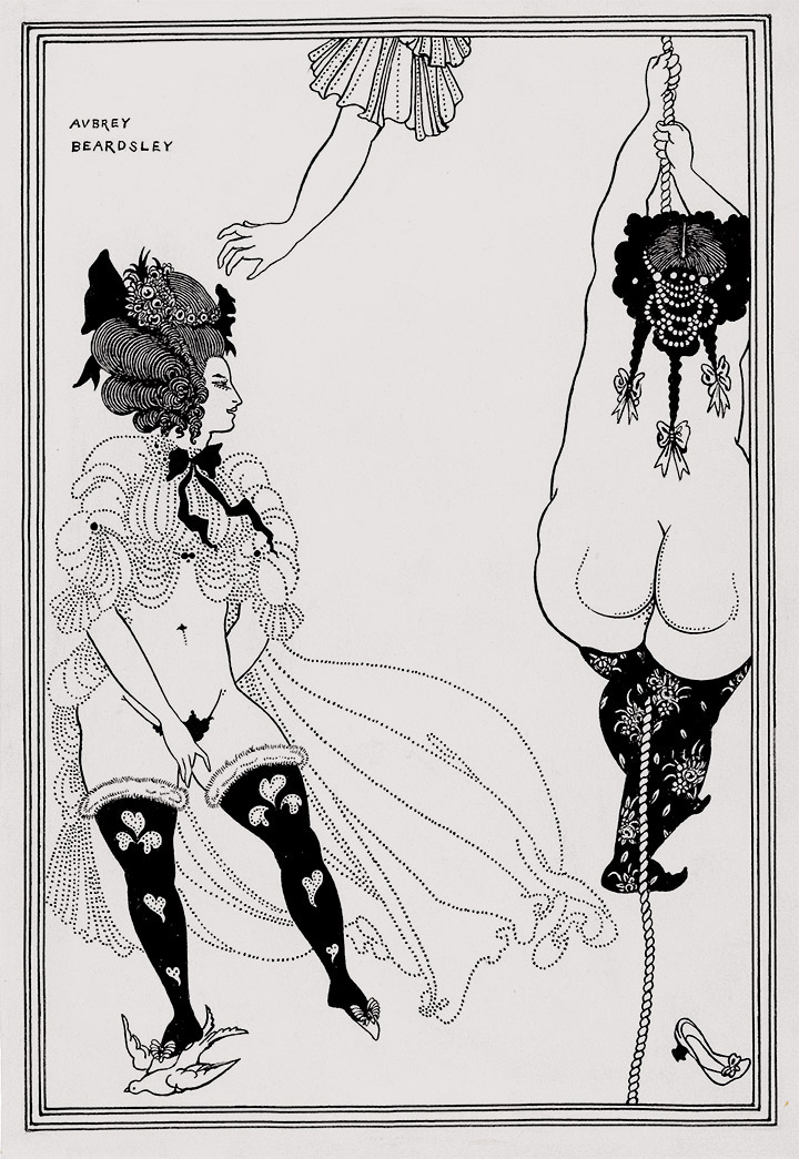 Обри Бердслей. Иллюстрация к «Лисистрате» Аристофана, 1896