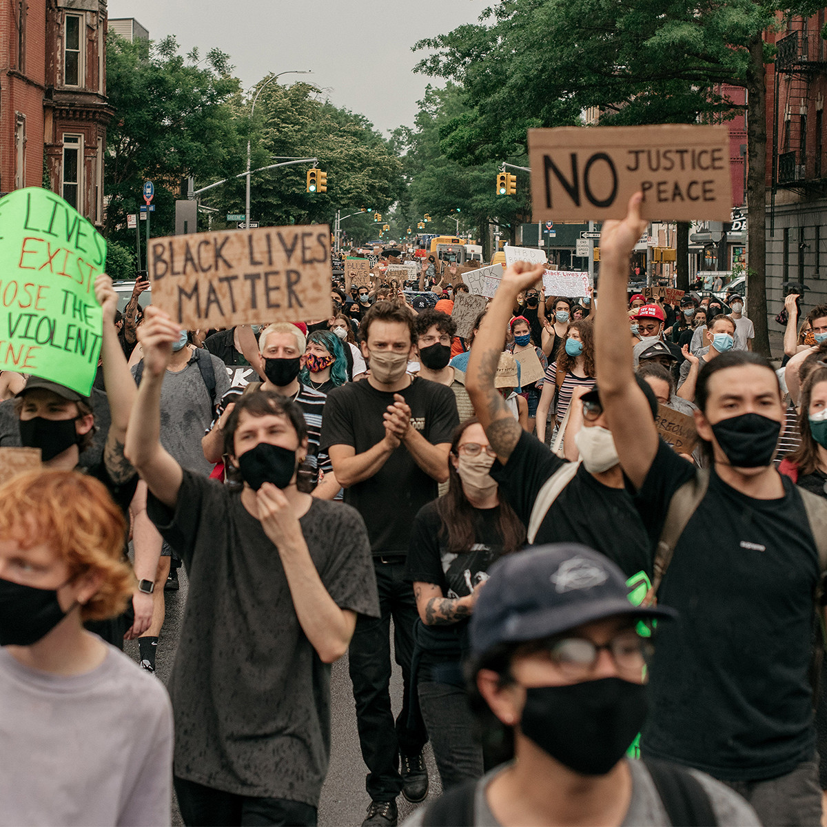 Галерея: протесты против победы Трампа охватили города США