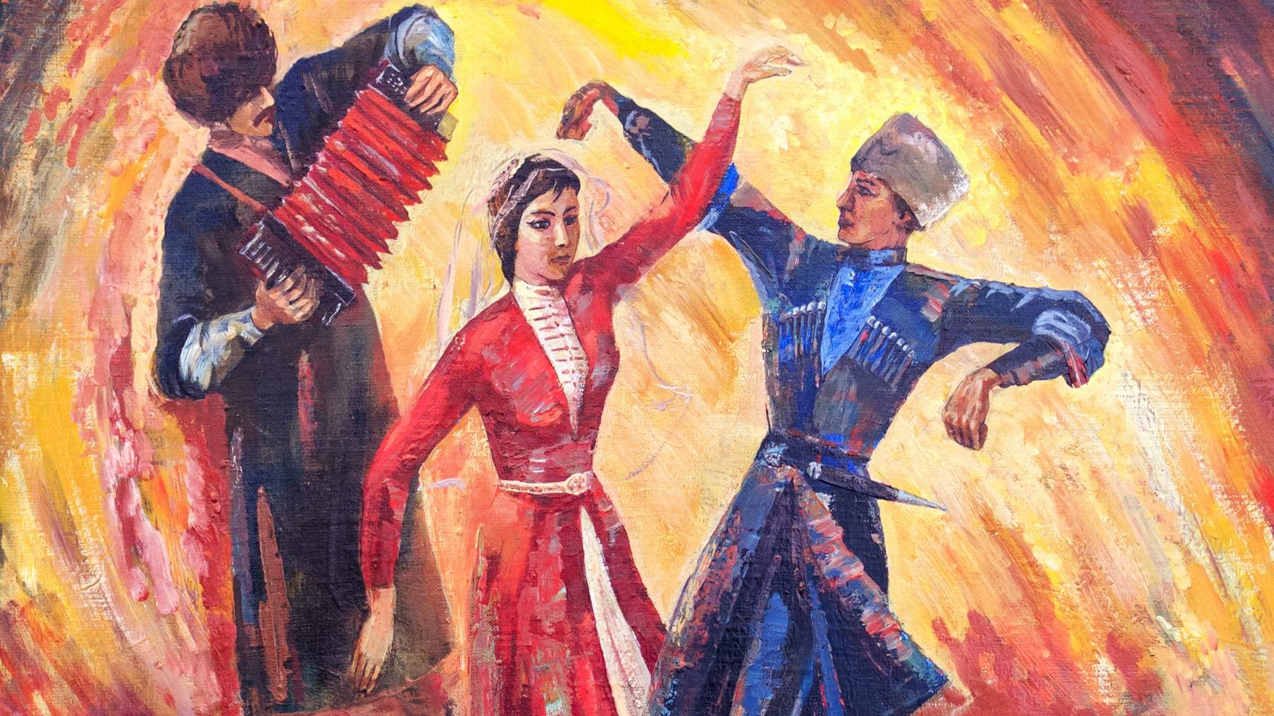 Ингушские танцы картины