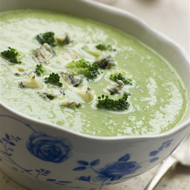 Рецепт Крем-суп из брокколи и голубого сыра