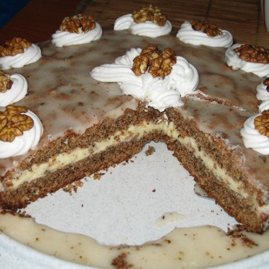 Рецепт Пражский ореховый торт