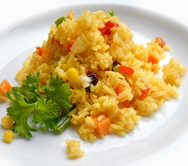 Рецепт Рис с овощами, паприкой и тимьяном