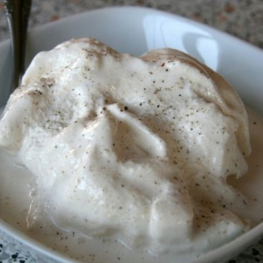 Рецепт Домашнее ванильное мороженое
