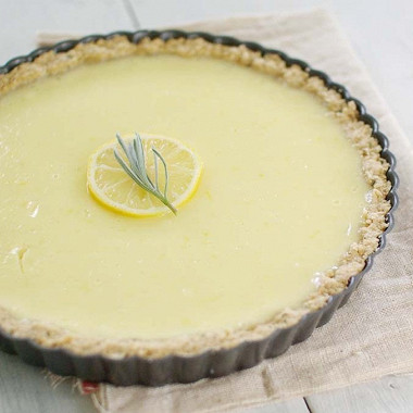 Рецепт Йогуртово-лимонный тарт с розмарином