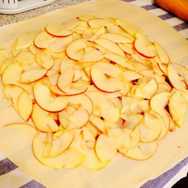 Рецепт Постный штрудель с яблоками