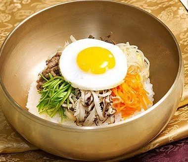 Рецепт Рисовый микс с мясом «Пибимпап» (비빔밥)