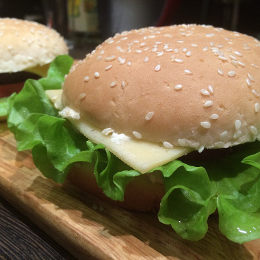 Рецепт Гамбургеры с домашними булочками