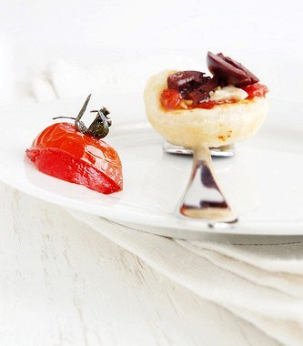 Рецепт Порционные торты из томатов