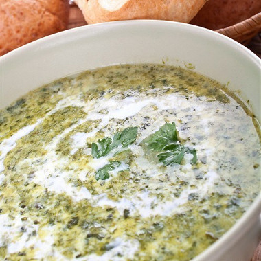 Рецепт Крем-суп из фенхеля, порея и шпината