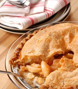 Рецепт Французский яблочный пирог с карамелью