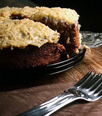 Рецепт Шоколадный торт с кокосом и орехами пекан