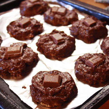 Рецепт Нежнейшее шоколадное печенье
