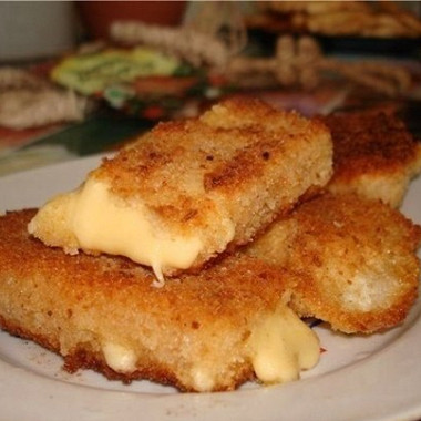 Рецепт Жареный сыр по‑чешски в панировке