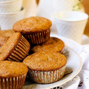 Рецепт Маффины с отрубями и ананасом