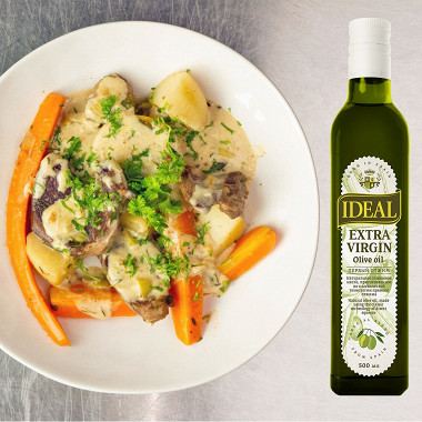 Фото рецепт Томленая баранина с овощами