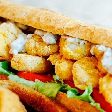 Рецепт По‑бой сендвич с устрицами