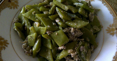 Фасоль зеленая стручковая в фарше с яйцом рецепт – мексиканская кухня ...