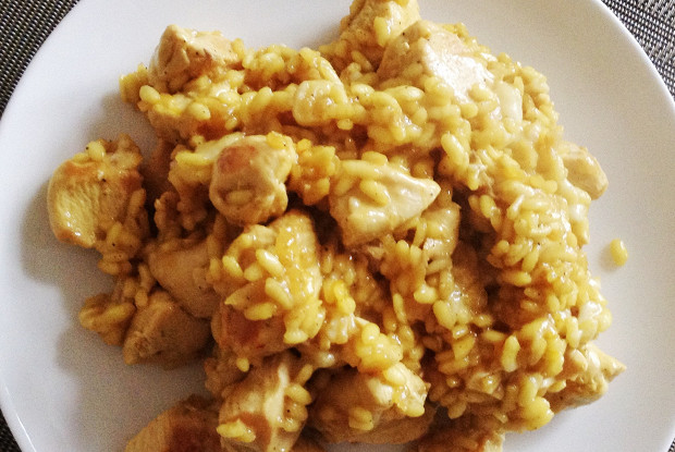 Ризотто с куриной грудкой