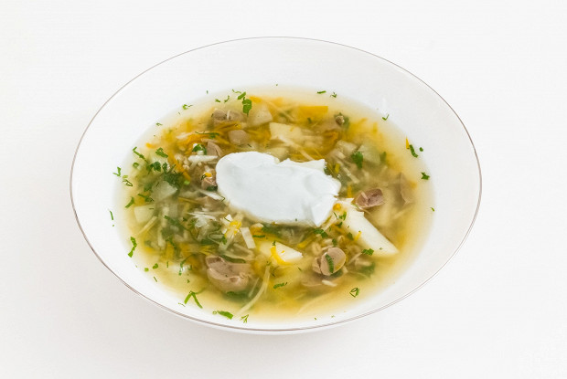 Рассольник с почками