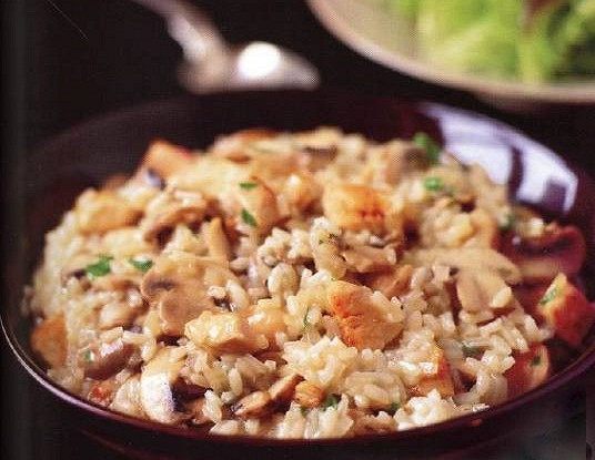 ризотто рецепт классический с курицей и грибами с фото