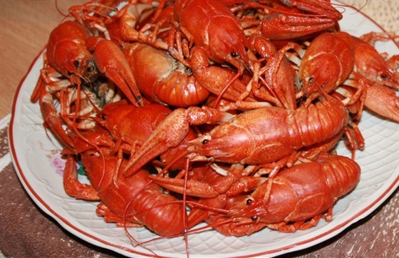 Раки в белом вине