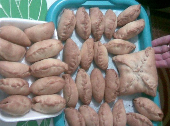 Пирожки с куриной печенью