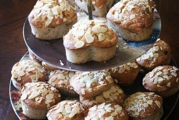 Яблочно-банановые кексы