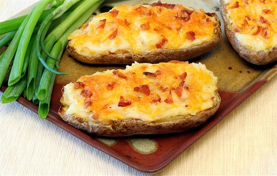 Печеный картофель с рокфором
