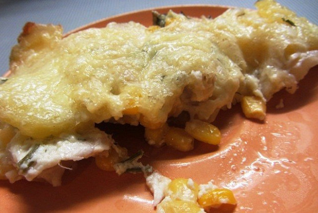 Курица с кукурузой по-гавайски