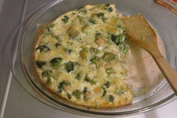 Запеканка из брокколи с сыром
